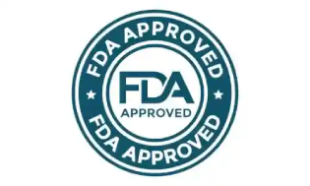 FDA certification seal highlighting product safety standards